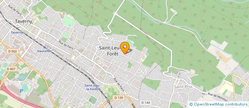 localisation de l'entreprise MADAME ISABELLE THET  SAINT-LEU-LA-FORET