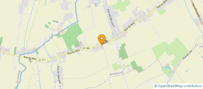 localisation de l'entreprise MADAME ISABELLE THIBAUT  RICHEBOURG