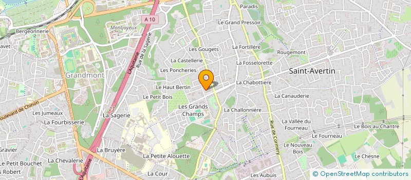 localisation de l'entreprise MADAME ISABELLE THIENPONT  SAINT-AVERTIN