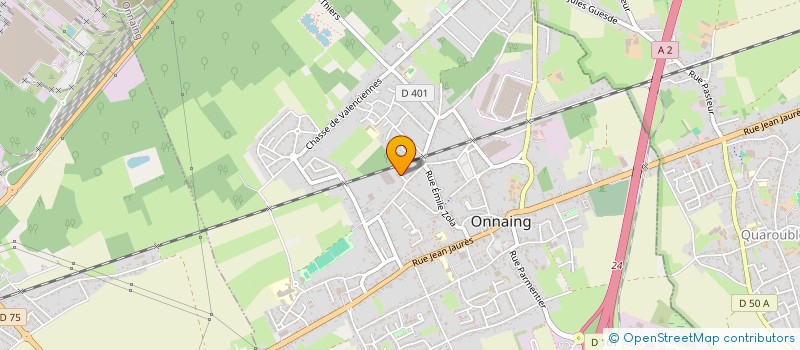 localisation de l'entreprise MADAME ISABELLE THIERY  ONNAING