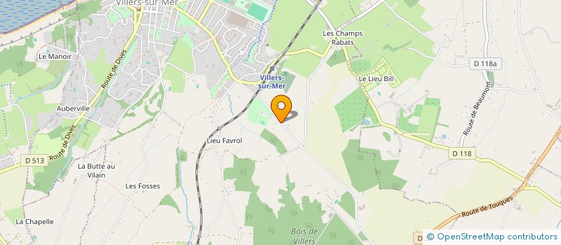 localisation de l'entreprise MADAME ISABELLE THONET  VILLERS-SUR-MER