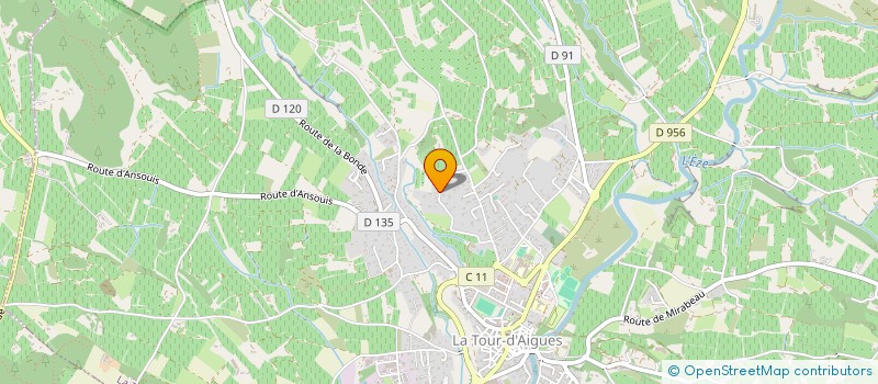 localisation de l'entreprise MADAME ISABELLE THUPIN  LA TOUR-D'AIGUES