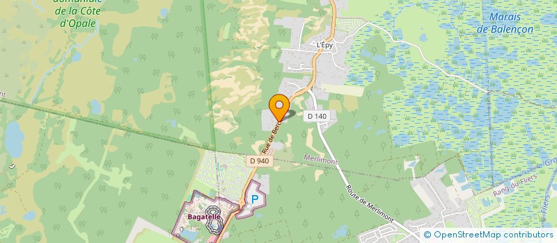 localisation de l'entreprise MADAME ISABELLE THYSSEN  MERLIMONT