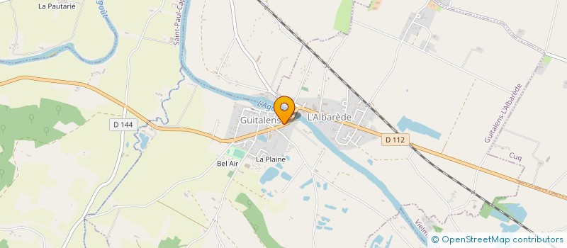 localisation de l'entreprise MADAME ISABELLE TISSERAND  GUITALENS-L'ALBAREDE