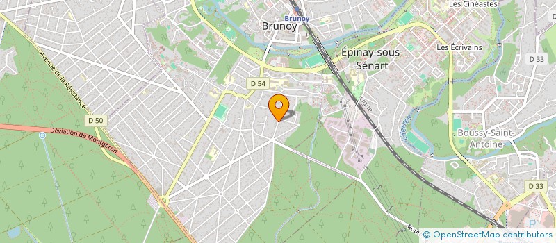 localisation de l'entreprise MADAME ISABELLE TIXIER  BRUNOY