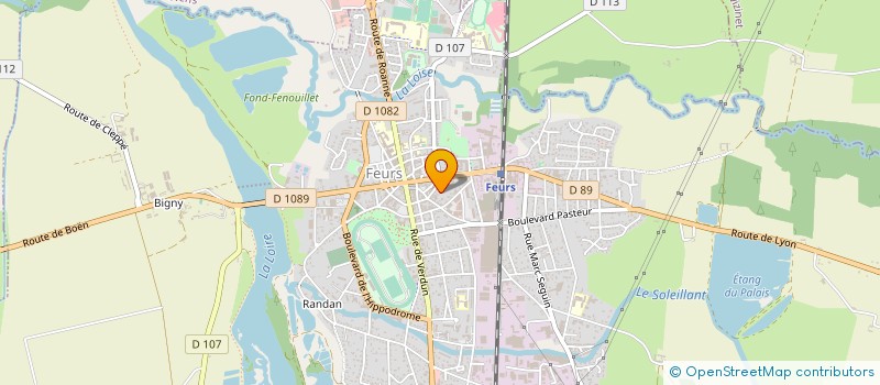 localisation de l'entreprise MADAME ISABELLE TOINON  FEURS