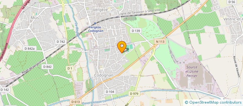 localisation de l'entreprise MADAME ISABELLE TOMASI  CODOGNAN