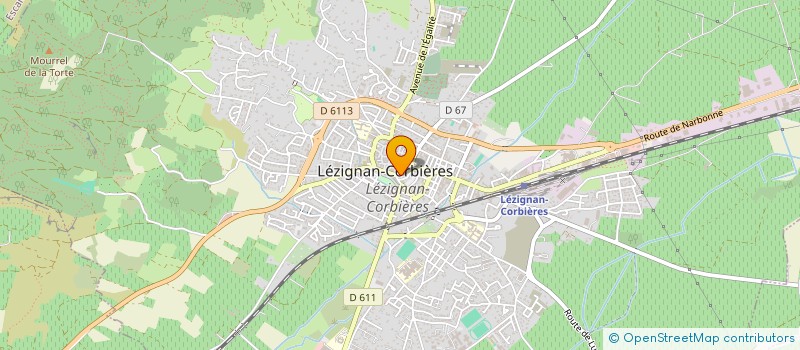 localisation de l'entreprise MADAME ISABELLE TOMASZEWSKI  LEZIGNAN-CORBIERES