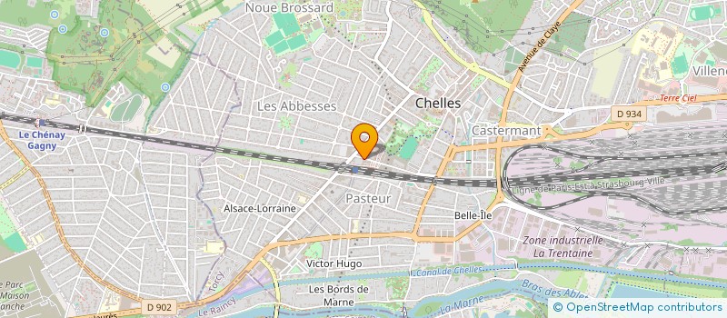 localisation de l'entreprise MADAME ISABELLE TORRELLI  CHELLES