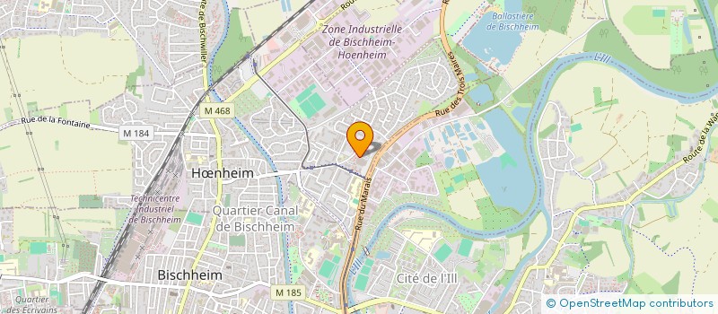 localisation de l'entreprise MADAME ISABELLE TOUCHON  HOENHEIM