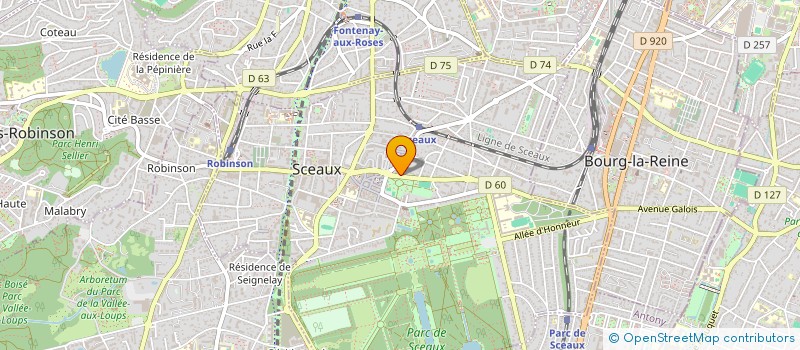 localisation de l'entreprise MADAME ISABELLE TOURNERIE à SCEAUX