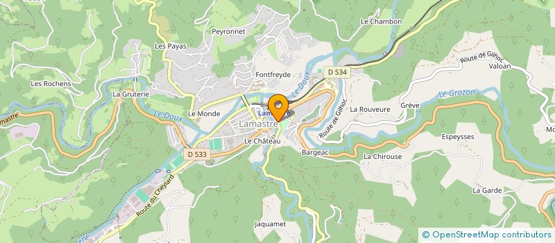 localisation de l'entreprise MADAME ISABELLE TOURNEUX à NANTUA
