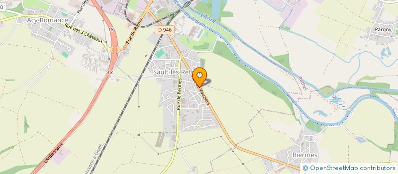 localisation de l'entreprise MADAME ISABELLE TOUROLLE  SAULT-LES-RETHEL