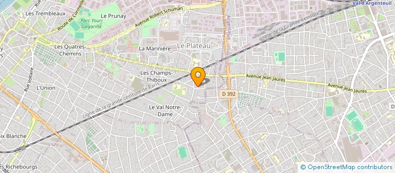 localisation de l'entreprise MADAME ISABELLE TRABER à SARTROUVILLE