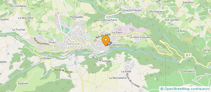 localisation de l'entreprise MADAME ISABELLE TRANCHAND  PELUSSIN