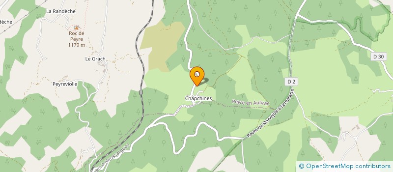 localisation de l'entreprise MADAME ISABELLE TRAUCHESSEC  PEYRE EN AUBRAC