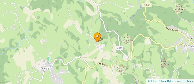 localisation de l'entreprise MADAME ISABELLE TRIN  GORSES