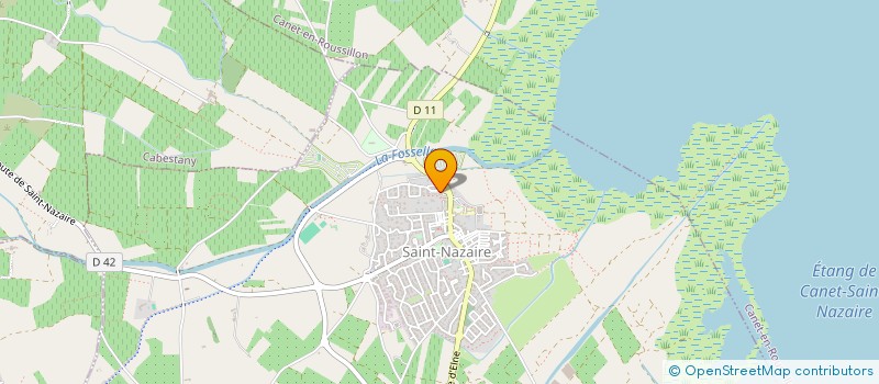 localisation de l'entreprise MADAME ISABELLE TRINEL à SAINT-NAZAIRE