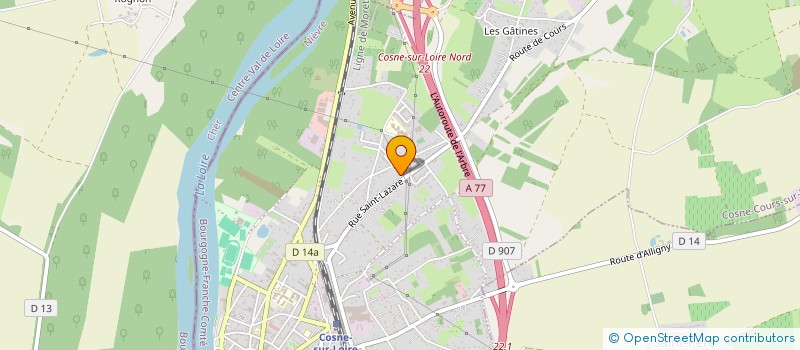 localisation de l'entreprise MADAME ISABELLE TROCHON à COSNE-COURS-SUR-LOIRE