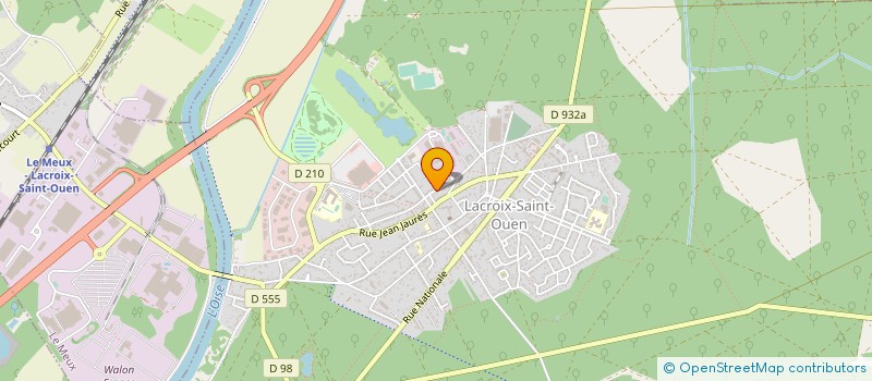 localisation de l'entreprise MADAME ISABELLE TROHA  LACROIX-SAINT-OUEN