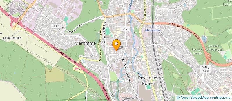 localisation de l'entreprise MADAME ISABELLE TRUDIN  MAROMME