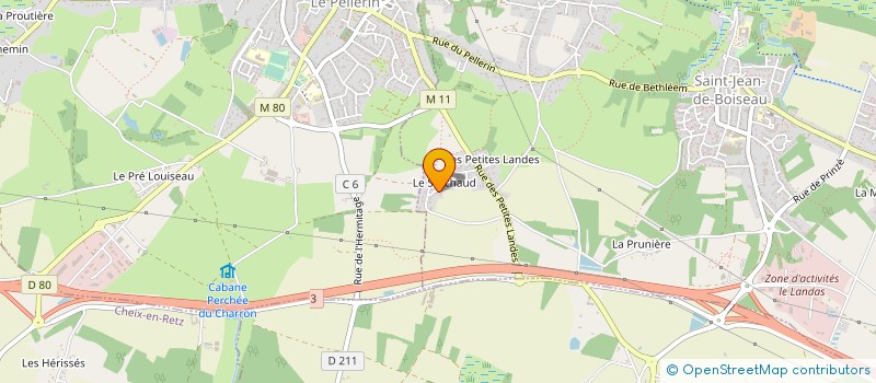 localisation de l'entreprise MADAME ISABELLE TURBOT  SAINT-JEAN-DE-BOISEAU