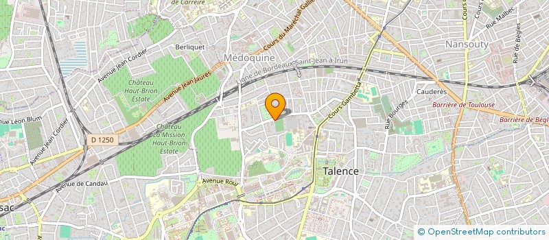 localisation de l'entreprise MADAME ISABELLE URBAIN à TALENCE