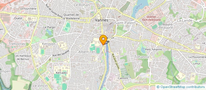 localisation de l'entreprise MADAME ISABELLE URCUN à VANNES