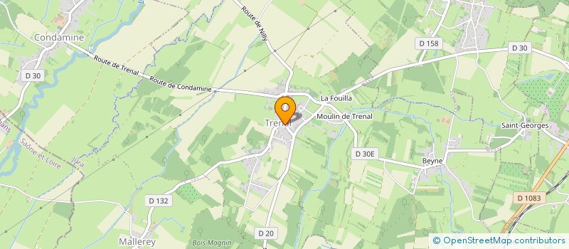 localisation de l'entreprise MADAME ISABELLE VACHERESSE à TRENAL