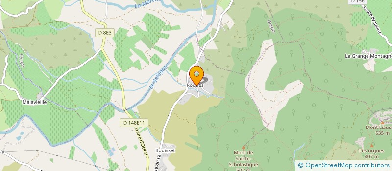 localisation de l'entreprise MADAME ISABELLE VALAT  SALASC