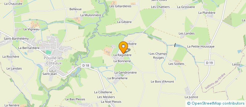 localisation de l'entreprise MADAME ISABELLE VALETTE  LA ROCHE-BLANCHE