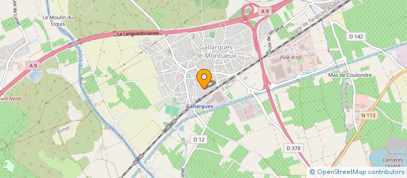 localisation de l'entreprise MADAME ISABELLE VALIDIRE  GALLARGUES-LE-MONTUEUX