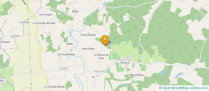localisation de l'entreprise MADAME ISABELLE VALLADE à SAINT-PIERRE-DU-PALAIS