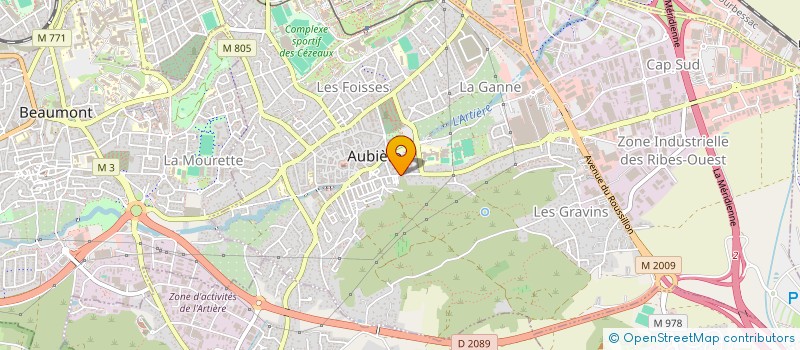 localisation de l'entreprise MADAME ISABELLE VALLEIX  AUBIERE