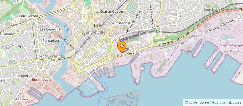 localisation de l'entreprise MADAME ISABELLE VALLS à BREST