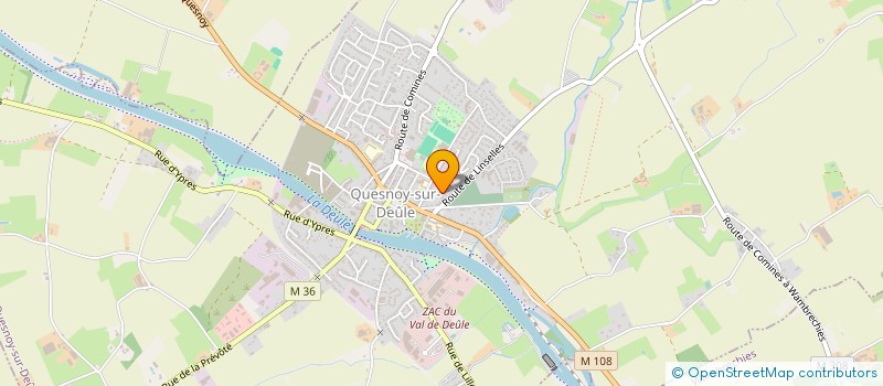 localisation de l'entreprise MADAME ISABELLE VAN DEN BUSSCHE à QUESNOY-SUR-DEULE