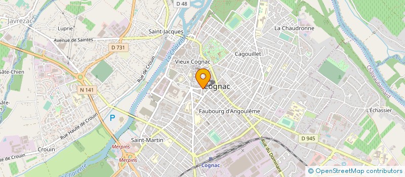 localisation de l'entreprise MADAME ISABELLE VAN DOORNE à COGNAC