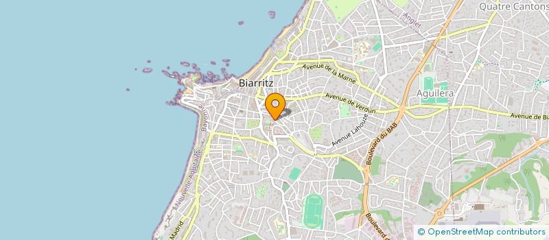 localisation de l'entreprise MADAME ISABELLE VAN MULLEM  BIARRITZ