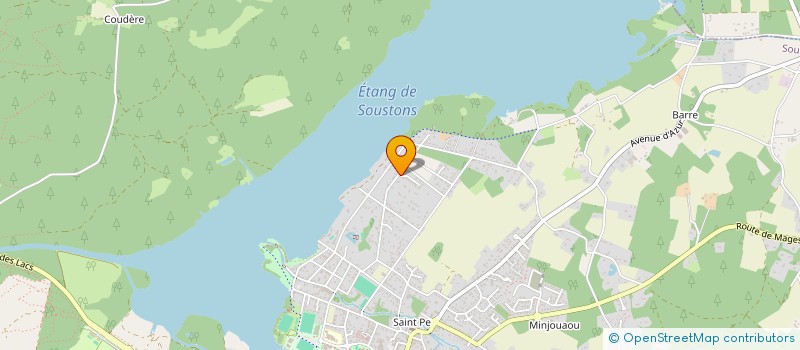 localisation de l'entreprise MADAME ISABELLE VANCAUWENBERGHE  SOUSTONS