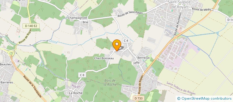 localisation de l'entreprise MADAME ISABELLE VANCRAEYENEST  SAINT-SULPICE-DE-ROYAN