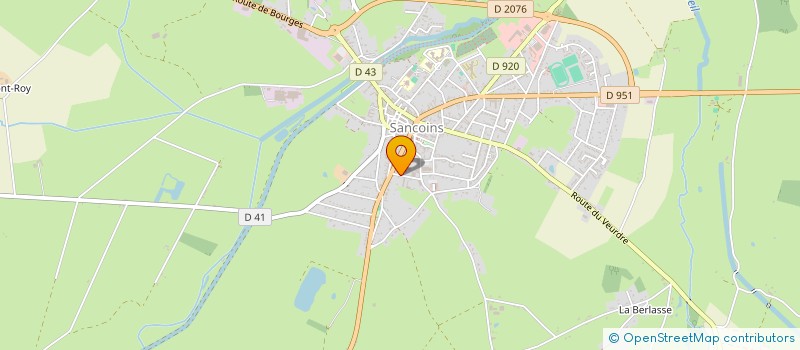 localisation de l'entreprise MADAME ISABELLE VANDENDRIESSCHE  SANCOINS