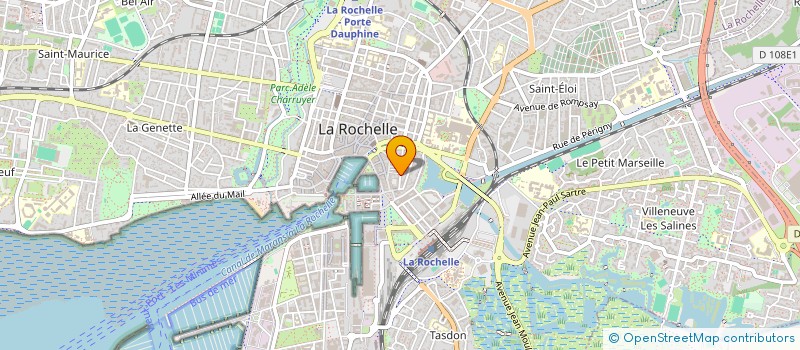 localisation de l'entreprise MADAME ISABELLE VANDERHAEGEN  LA ROCHELLE