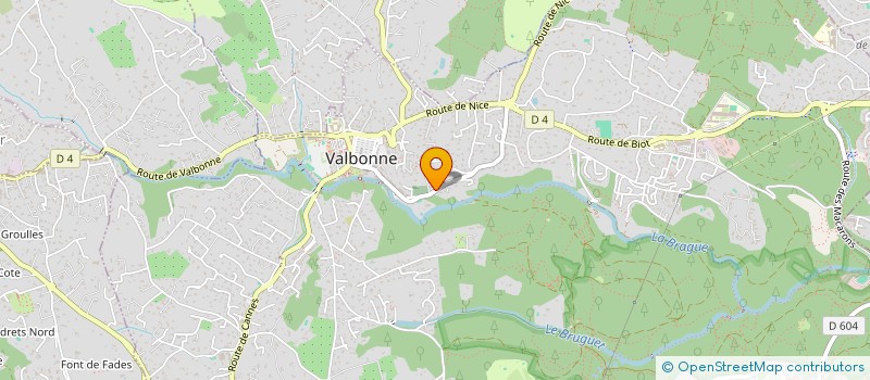 localisation de l'entreprise MADAME ISABELLE VANEK  VALBONNE