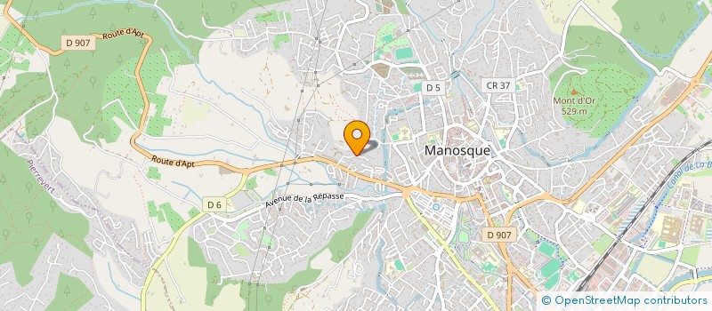 localisation de l'entreprise MADAME ISABELLE VANEL à MANOSQUE