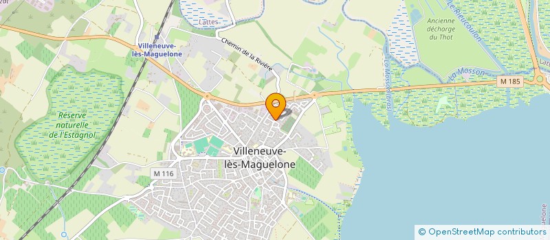 localisation de l'entreprise MADAME ISABELLE VANHAEVERBEKE  VILLENEUVE-LES-MAGUELONE