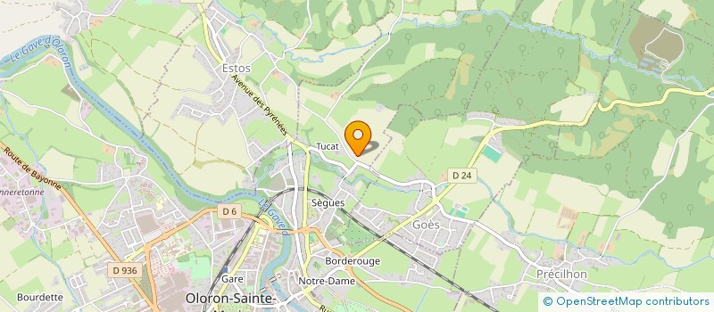 localisation de l'entreprise MADAME ISABELLE VANHAVERE à OLORON-SAINTE-MARIE