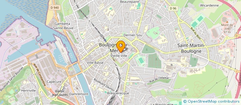 localisation de l'entreprise MADAME ISABELLE VANHEECKHOET  BOULOGNE-SUR-MER
