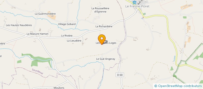 localisation de l'entreprise MADAME ISABELLE VAUBOURG à SOURDEVAL