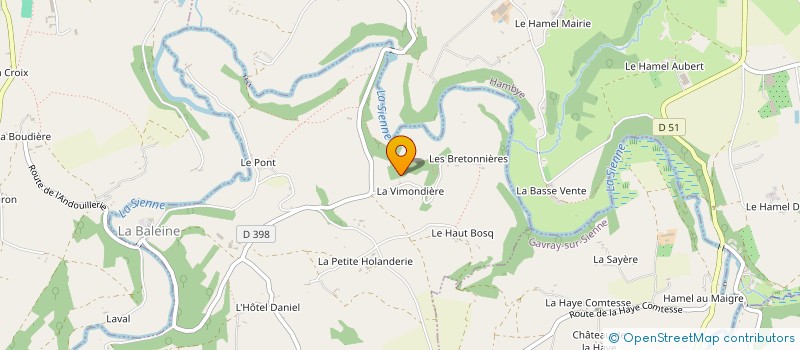 localisation de l'entreprise MADAME ISABELLE VAUVARIN  LA BALEINE