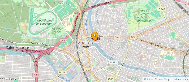 localisation de l'entreprise MADAME ISABELLE VAYRON DE LA MOUREYRE à JOINVILLE-LE-PONT